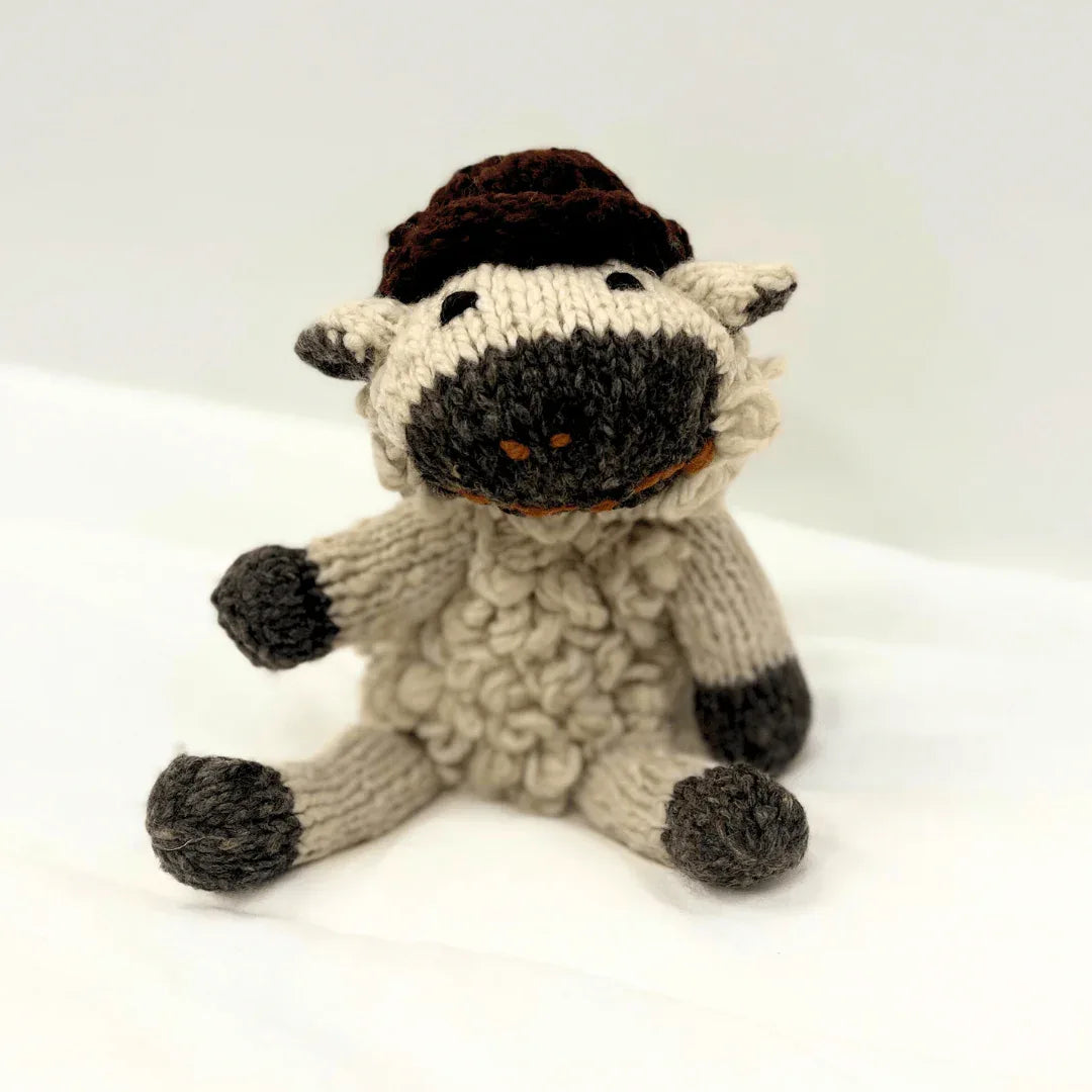 Wool Knit Buddy | Sawyer the Sheep - BIG FRENCHIES