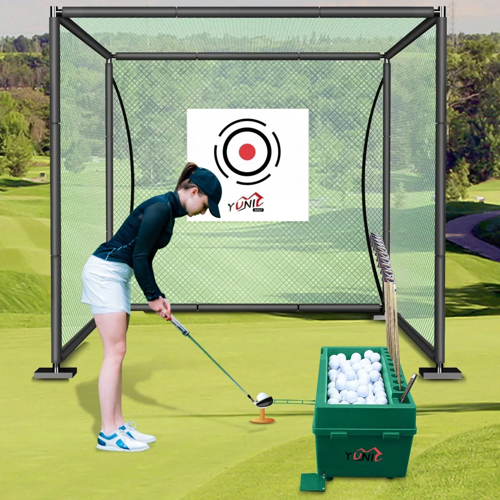 Golf Ball Dispenser Machine Powerless Automatic Tee Up - BIG FRENCHIES