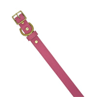 Plain Leather Dog Collar - BIG FRENCHIES