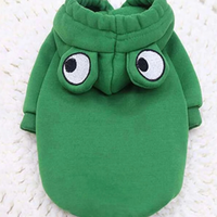 Cute Frog Pet Sweater – Green Hoodie for Small & Medium Dogs - BIG FRENCHIES