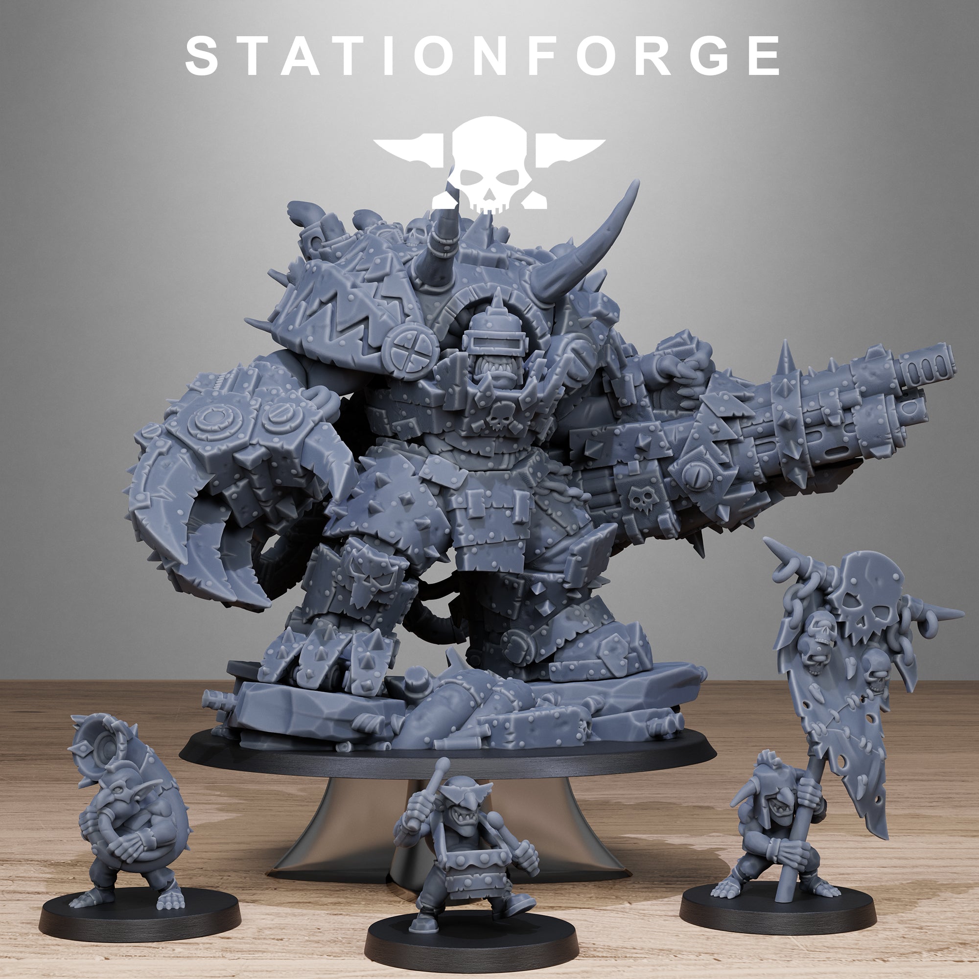 3D Printed Da Grandest Nutta by StationForge Miniatures