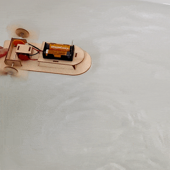Paddlewheel Boat DIY Kit, Educational STEM Toy - BIG FRENCHIES