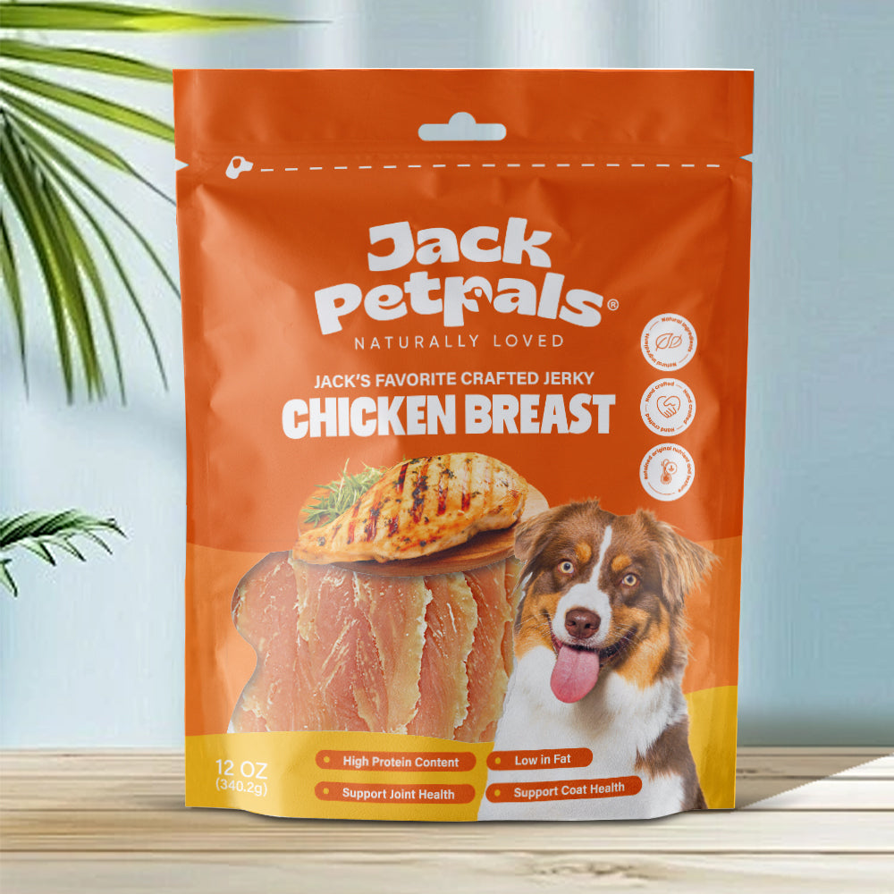 Jack PetPals Handcrafted Jerky Chicken Breast Dog Treats (12oz) - BIG FRENCHIES