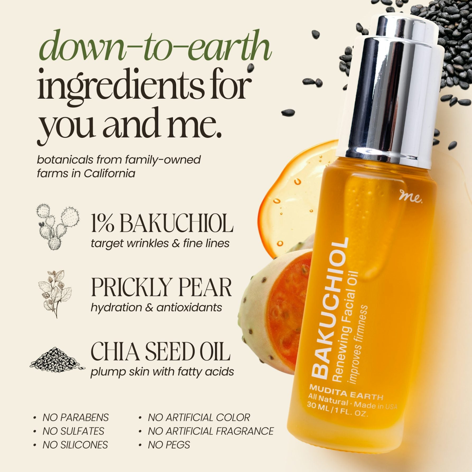 Bakuchiol Skin Renewing Facial Oil (Retinol Alternative) - BIG FRENCHIES