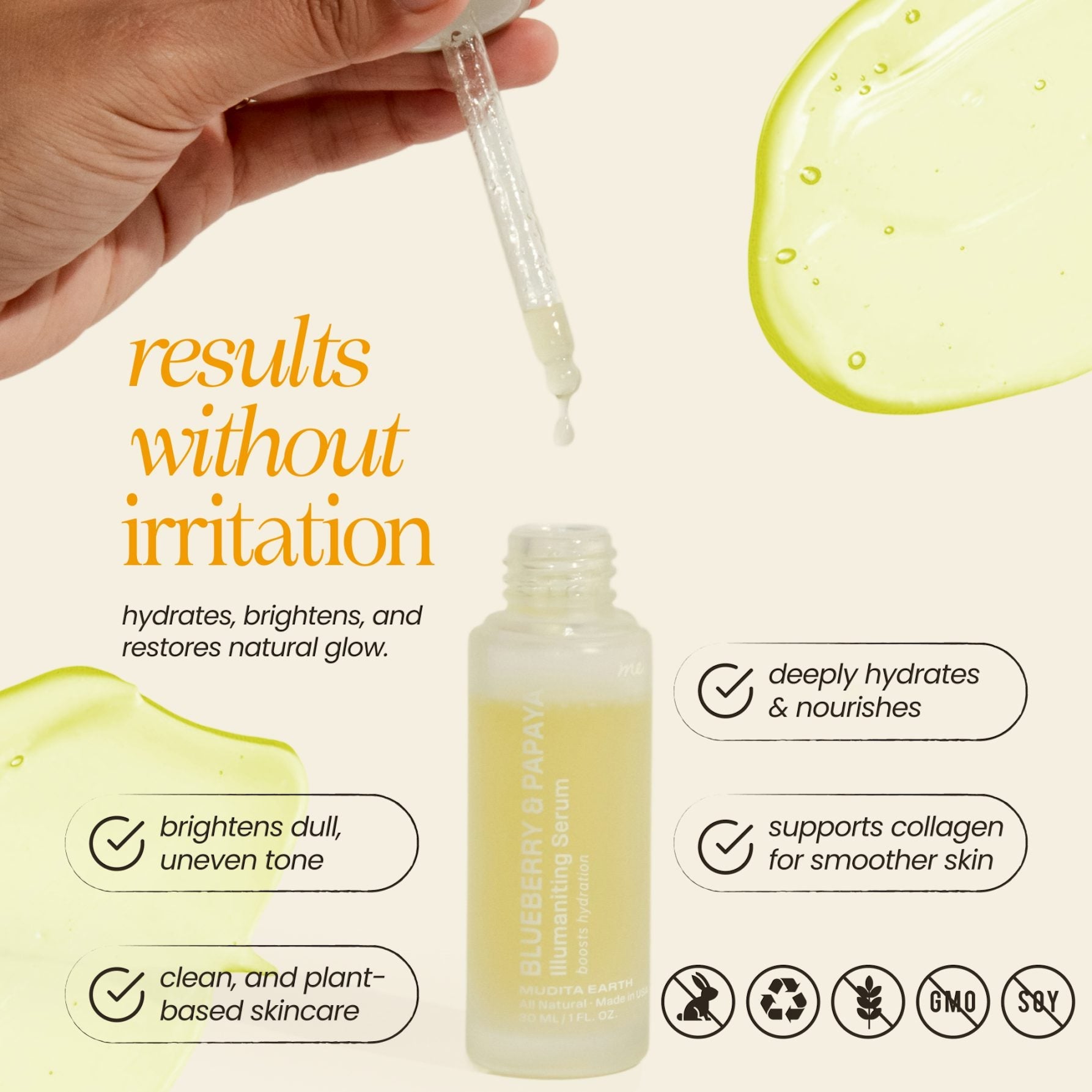 Blueberry & Papaya Illuminating Serum - BIG FRENCHIES