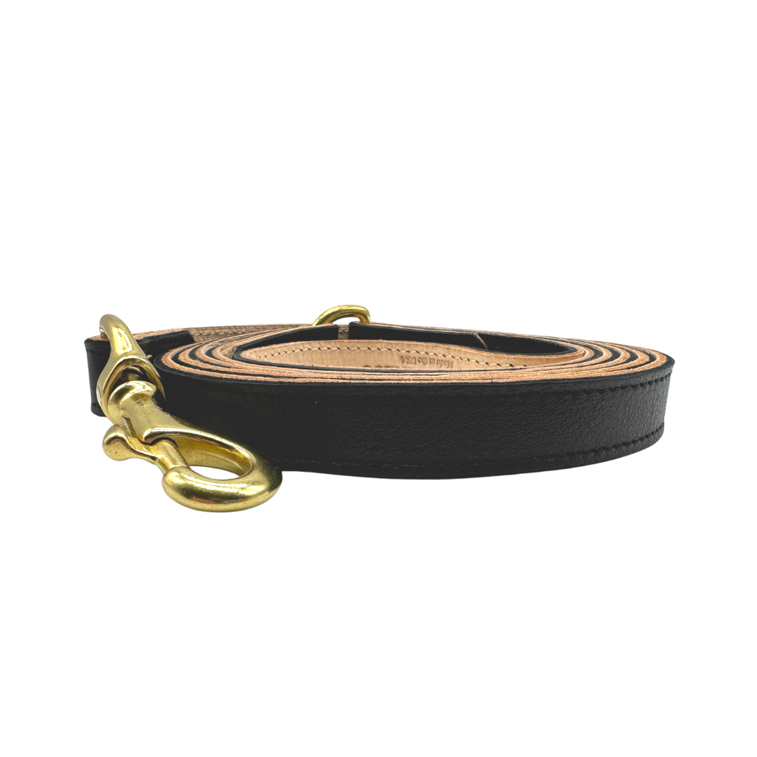 Plain Leather Dog Leashes - BIG FRENCHIES