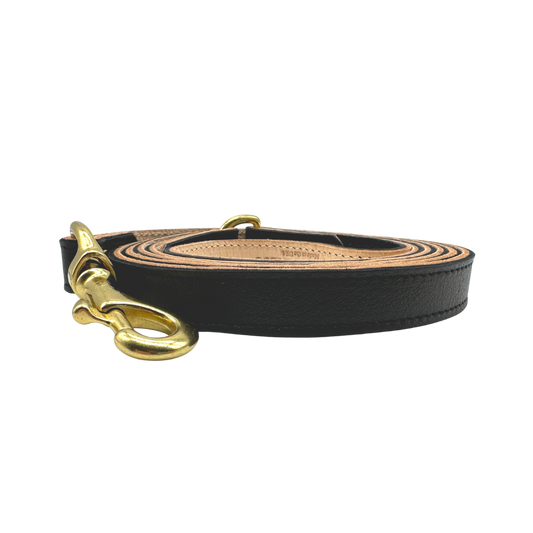 Plain Leather Dog Leashes - BIG FRENCHIES