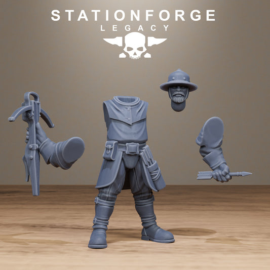 3D Printed Thorncrest Hunters by StationForge Miniatures