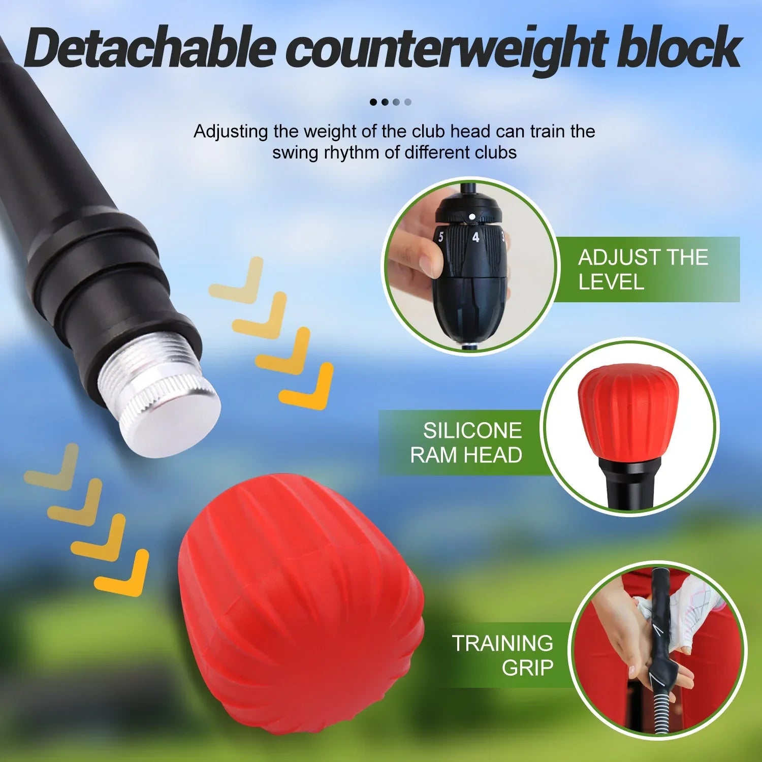 Golf Swing Trainer (Adjustable) - BIG FRENCHIES
