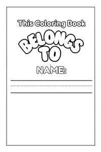 ABC Pigments: Learn, Trace and Color Through the Alphabet Activity Coloring Book - BIG FRENCHIES