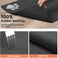 Absorbent Dog Food Mat Waterproof Pet Feeding Mat for Dogs & Cats - BIG FRENCHIES