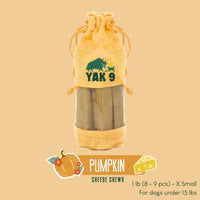 Pumpkin Cheese Chews for Dogs