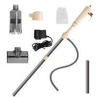 1 Set Multifunctional Electric Aquarium Gravel Cleaner Kit Length Adjustable Automatic Fish Tank Vacuum Cleaner Change W