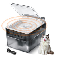 Wired Automatic Pet Fountain Dog Water Dispenser Automatic Sensing Function