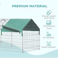 87x41x41-IN Catio Rabbit Guinea Pig Cage Chicken Coop Run, Small Animal Enclousure Outdoor Indoor with Cover and Multipl