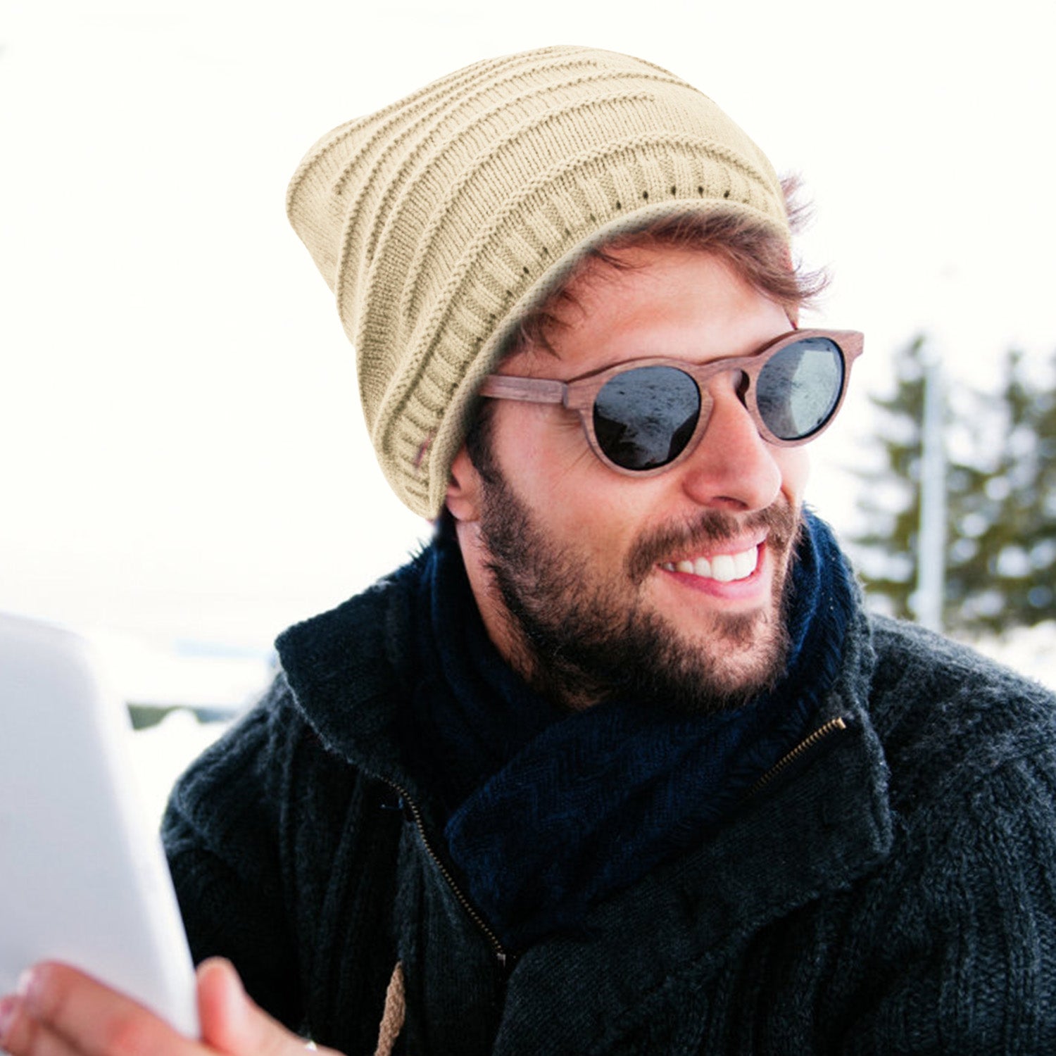 GBruno Unisex Knit Beanie Hat