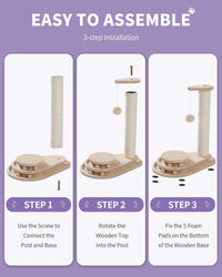Indoor Cat Soft Scratching Board And Interactive Ball Track Toy Cat Rest And Grooming Supplies