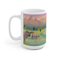 GRAND TETON NATIONAL PARK 11 OZ OR 15 OZ CERAMIC MUG - BIG FRENCHIES
