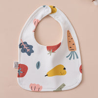 Babys Pure Cotton U-shaped Bib Waterproof Baby Bib