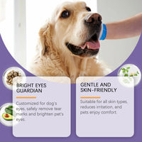 Dog Tear Stain Paste, Gentle Tear Stain Remover For Dogs With Honeysuckle, Sophora Flavescens & Coconut Oil, Soothing Ey