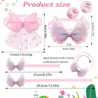 20Pcs Cute Dog Collar Grooming Accessory For Small Breed Puppies Cats