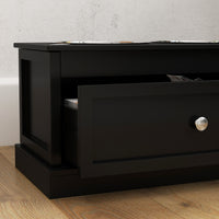 Elevated Dog Bowls with Storage Drawer, Raised Dog Bowl Stand Pet Food Bowl Dog Feeding Station, Black