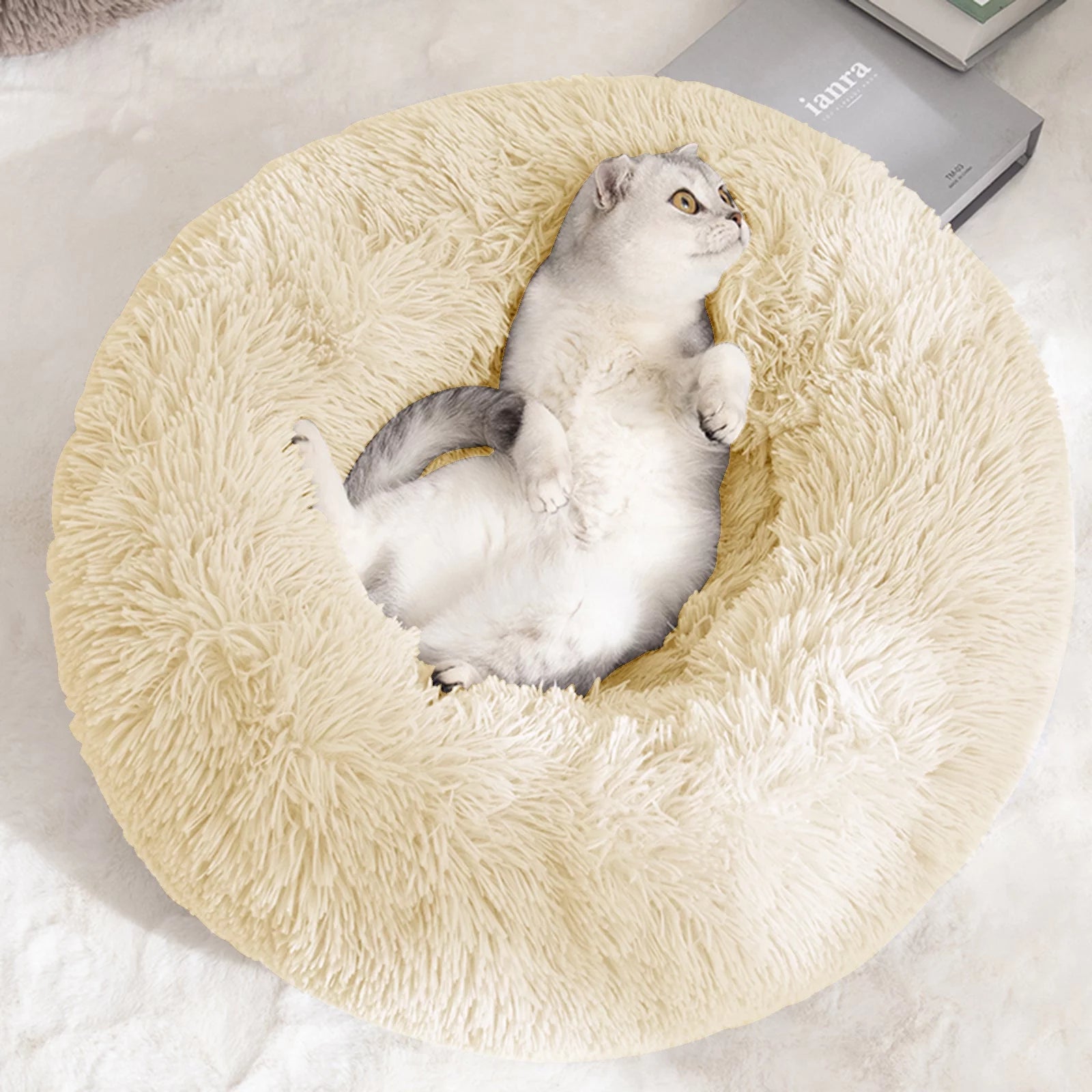 Calming Donut Dog Bed Anti-Anxiety - BIG FRENCHIES