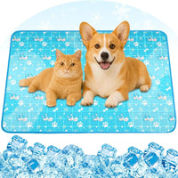 Dog Cooling Mat, Pet Cooling Mat With Non-Toxic Solid Gel, Self-Cooling Pad For Dogs, Waterproof, Durable Cooling Bed Fo