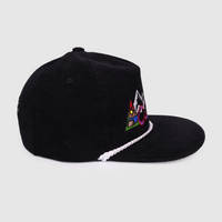 COLORADO SNOWBOARDING SNAPBACK CAP HAT WITH ROPE CUSTOM EMBROIDERED