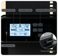 Solar Powered Automatic Chicken Coop Door with 4 Control Modes Light Sensor Timer Remote Manual, Anti-Pinch Weatherproof