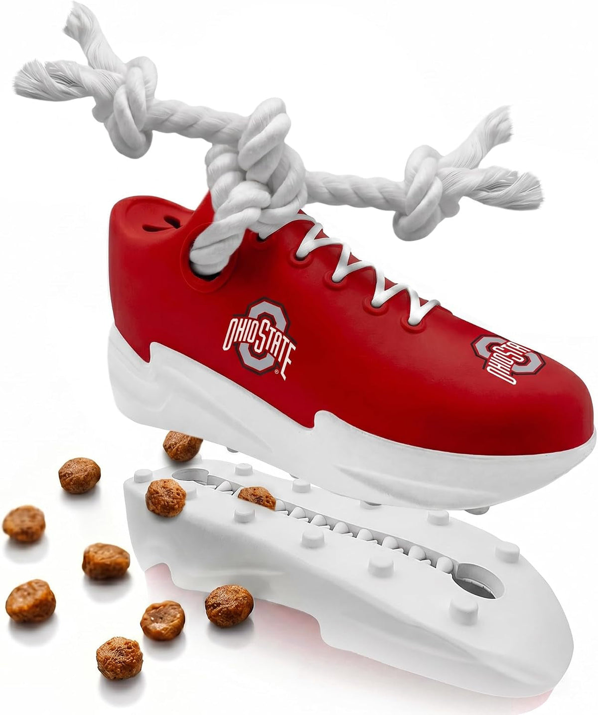 NCAA Cleat Dog Toy & Treat Dispenser – 7 Team Options