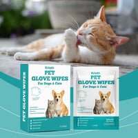 Kriath Disposable Pet Glove Wipes, 5 Pieces