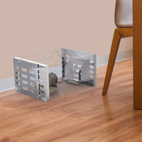 2Pcs Humane Rat Trap Catch and Release Live Mouse Cage Traps with Automatic Continuous Cycle Trapping for Chipmunk Roden