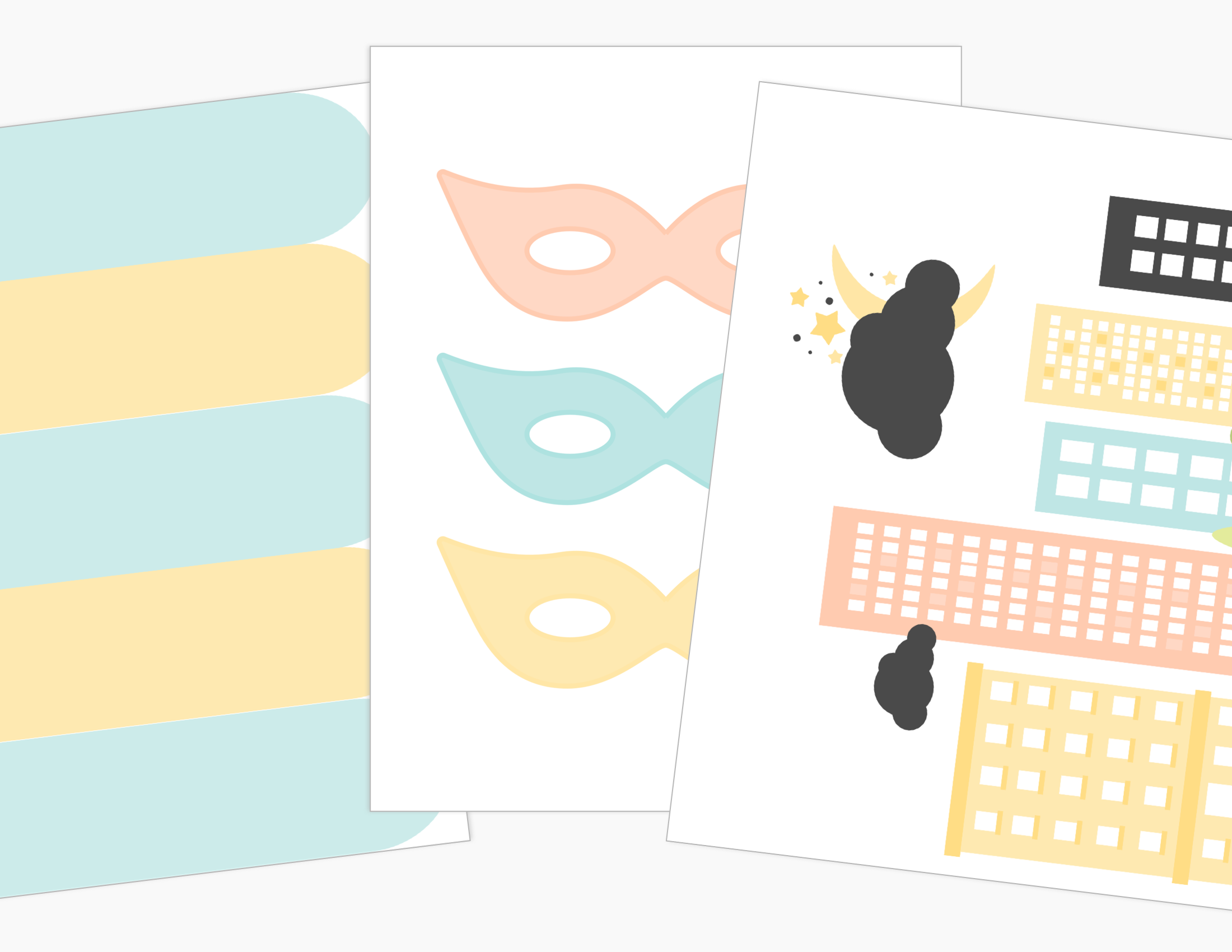 Super Hero Printable Dramatic Play Kit