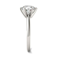 AGI Certified 3 CTW Lab Grown Diamond Solitaire Engagement Ring – G-VS Clarity, 14K White Gold