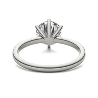 AGI Certified 3 CTW Lab Grown Diamond Solitaire Engagement Ring – G-VS Clarity, 14K White Gold