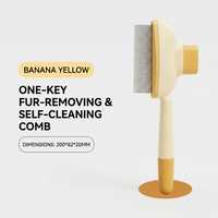 Self-Cleaning Slicker Brush