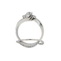 .70ct Diamond Engagement Ring Set 14KT White Gold