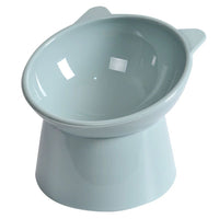 Tilted Cat Food Bowl Elevated Cat Bowl Ergonomic Raised Cat Food Bowl Anti Vomiting Plastic Feeding Bowl Non Slip For Cats Dogs