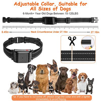 990FT Range Dog Wireless Fence Remote Training Collar IPX6 Waterproof Receiver With 0-9 Levels Beep Vibration Shock Mode