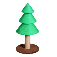 31.5in Christmas Tree Cat Scratcher, Cat Scratching Post For Indoor Cats, Large Sisal Cat Scratching Tree Cat Scratch To