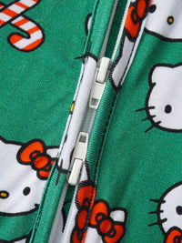 PoshTOT Sanrio Hello Kitty Green Bamboo Baby Convertible Zippy Romper