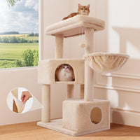 Gardner Pets Large Cat Tree For Medium To Large Cats, Heavy-Duty Cat Tower With Scratch Post And Washable Top Perch. Sel