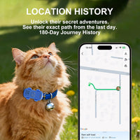 Dog GPS Tracker Real Time, Anti-Lost Pet Tracker With Geofence, Flash Light And Sound Alarm, Unlimited Distance Tracking