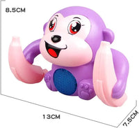 MEACAOFG Baby Tummy Time Monkey Toy - Interactive Developmental Toy for Infants 0-12 Months