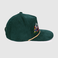 COLORADO SNOWBOARDING SNAPBACK CAP HAT WITH ROPE CUSTOM EMBROIDERED