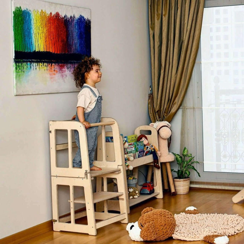 2in1 Montessori Learning Tower & Desk - BIG FRENCHIES