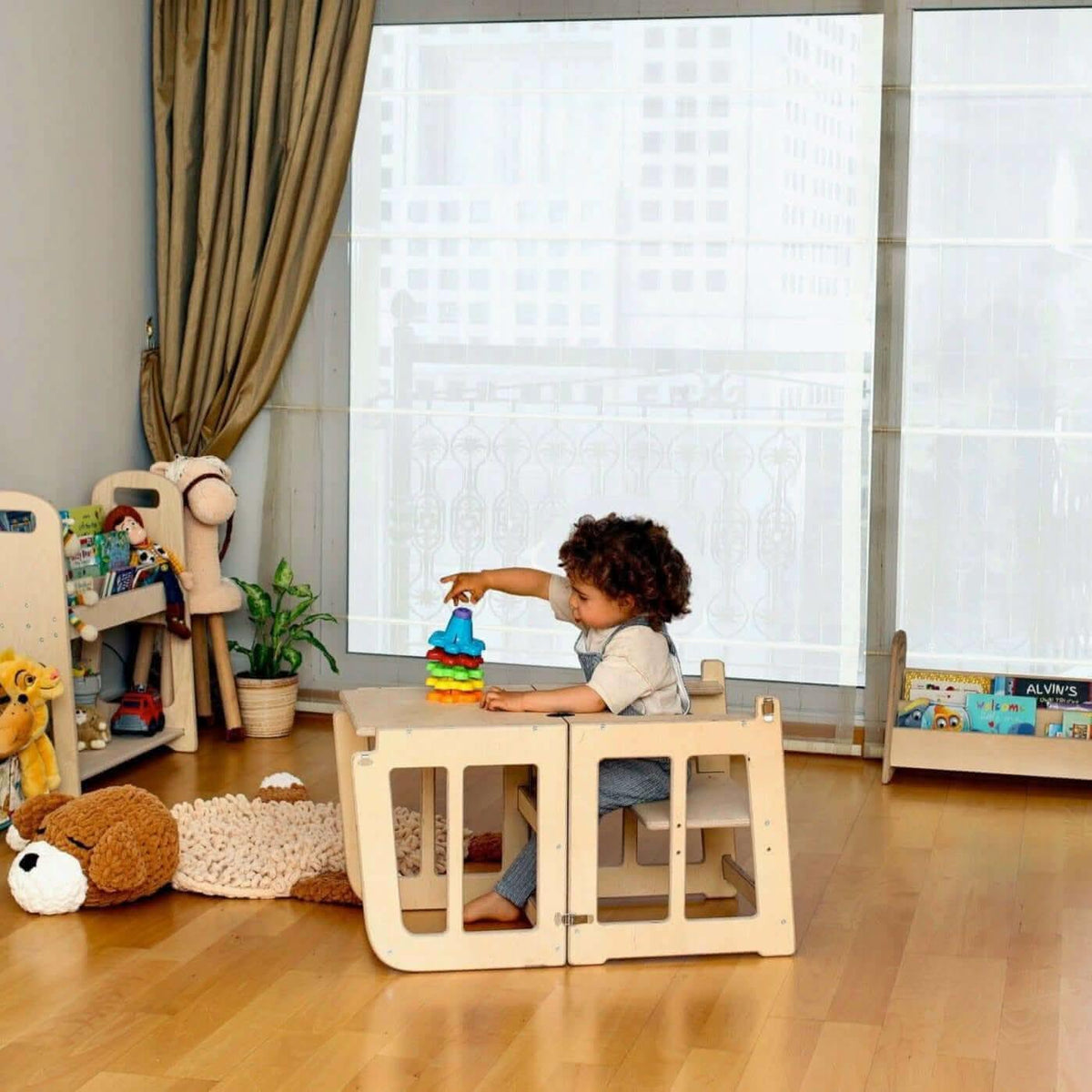 2in1 Montessori Learning Tower & Desk - BIG FRENCHIES