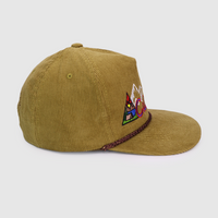 COLORADO SNOWBOARDING SNAPBACK CAP HAT WITH ROPE CUSTOM EMBROIDERED