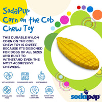 Corn on the Cob Nylon Dog Toy for Aggressive Chewers | USA Made | SodaPup - BIG FRENCHIES